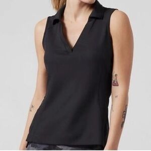 Athleta Everyday Polo Tank - Small -  Black